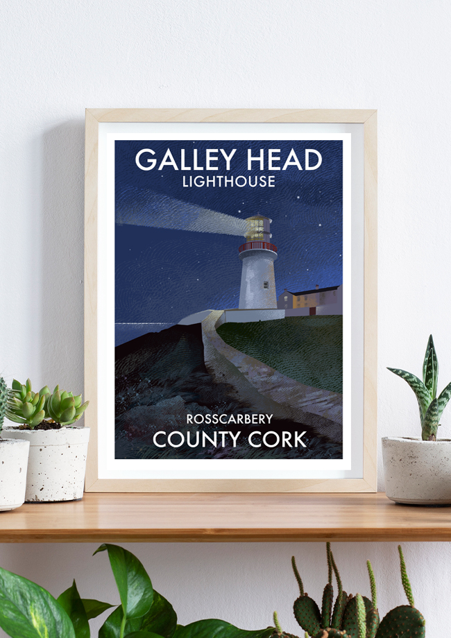 Galley Head Lighthouse County Cork Framed