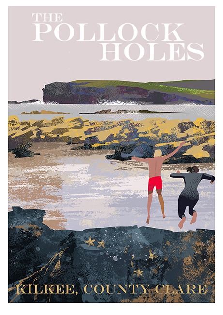 The Pollock Holes, Kilkee, County Clare