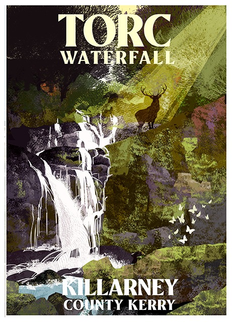 Torc Waterfall, Killarney National Park, County Kerry