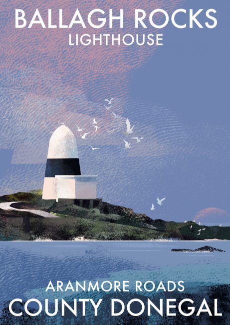 Ballagh Rocks Lighthouse, County Donegal