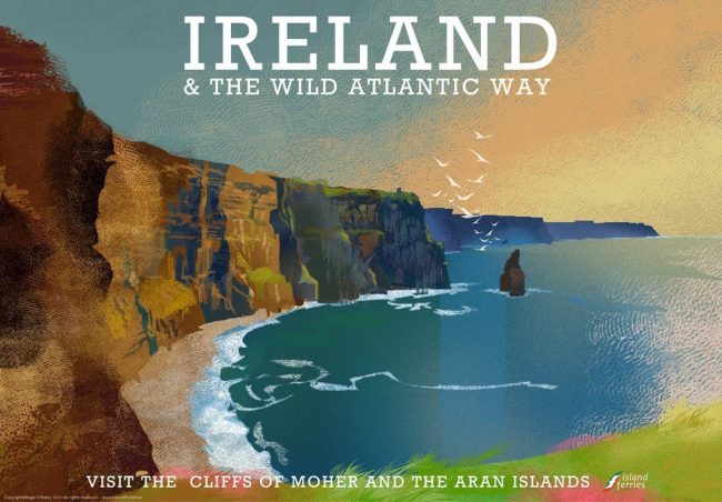 Cliffs of Moher and Aran Islands